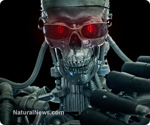Skeleton-Cyborg-Robot