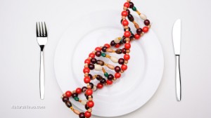GMO-DNA-Genes-Plate-Silverware